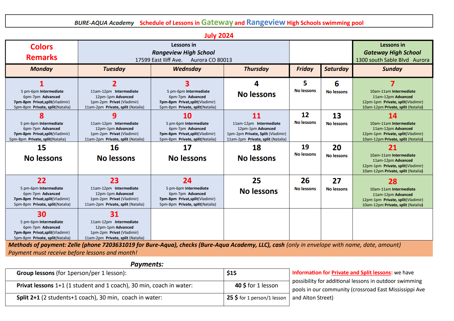 Saveable Calendar